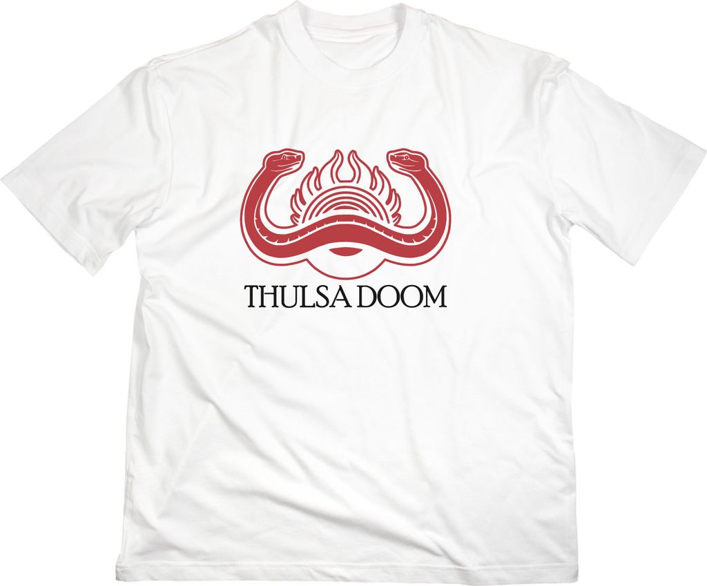 Styletex23 T-Shirt Thulsa Doom Wappen Conan, weiss, XXL