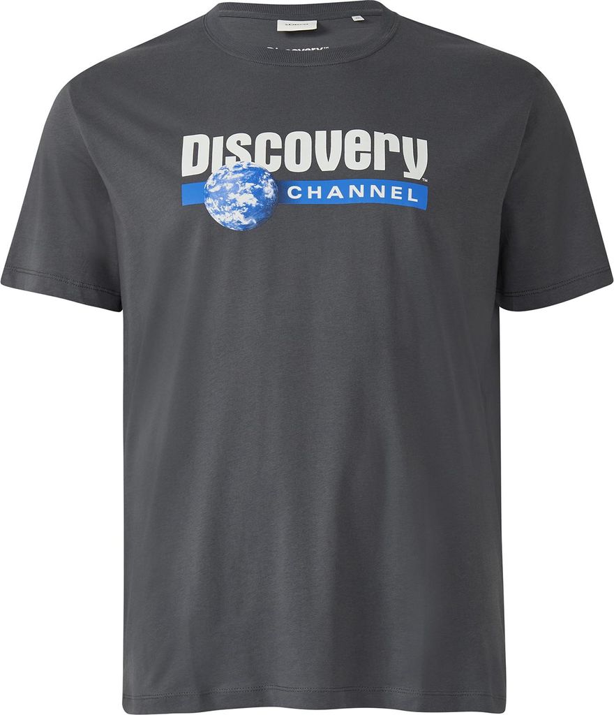 s.Oliver T-Shirt XXL grau Discovery Frontprint
