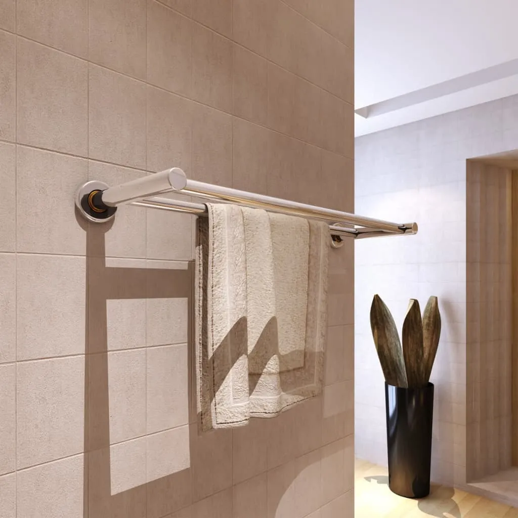 Portasciugamani Acciaio Inox 2 Barre | Il Must-Have per il Bagno