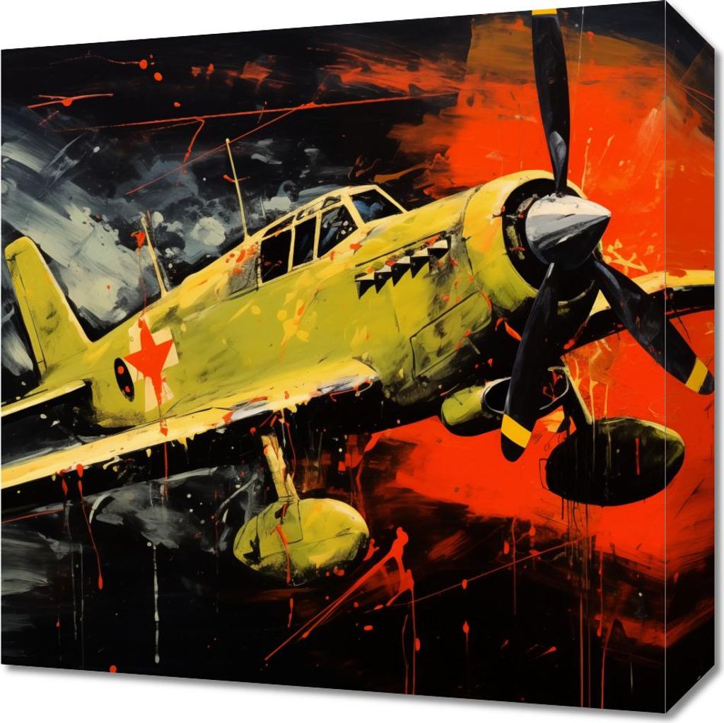 Bild 40x40cm Bunte Durchfahrt