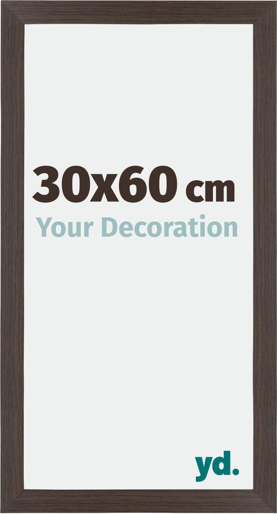 Bilderrahmen, 30x60 cm, Eiche Dunkel, MDF, Mura