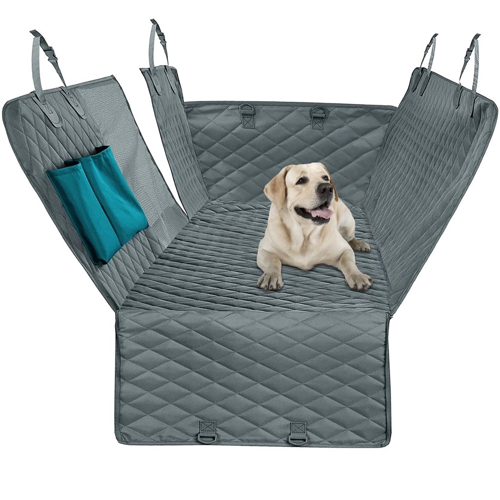 Hundedecke für Auto Rückbank - Wasserabweisende Autoschondecke für Hunde  mit Seitenschutz und Sichtfenster - Pflegeleichte Universal Autodecke für