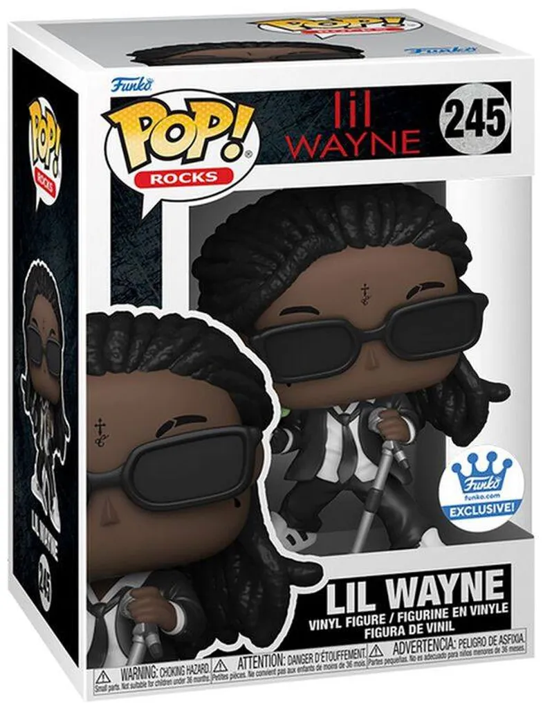 Figurine en vinyle Lil Wayne 245 Exclusive Funko Pop décoration rap