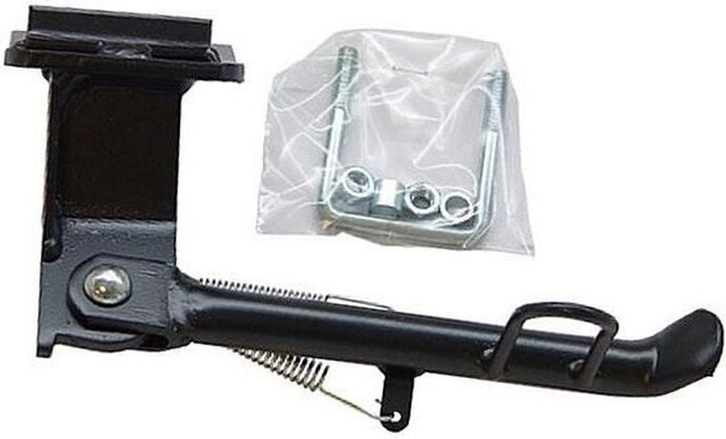 Seitenständer schwarz 190mm, kompatibel für Yamaha Neos, MBK Ovetto ab 07 Roller