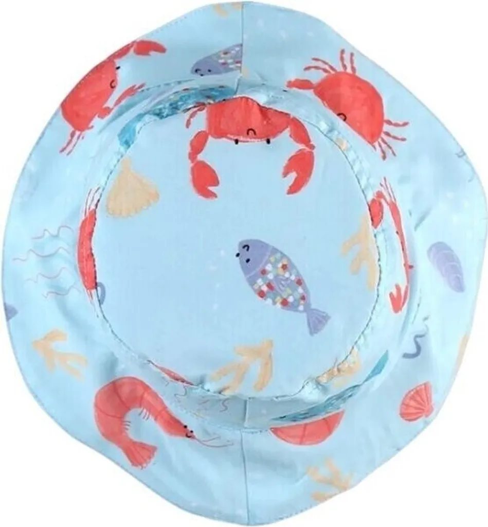 Cappello Blu Da Gambero 18-24M 48cm - Protezione Solare Neonati A212231