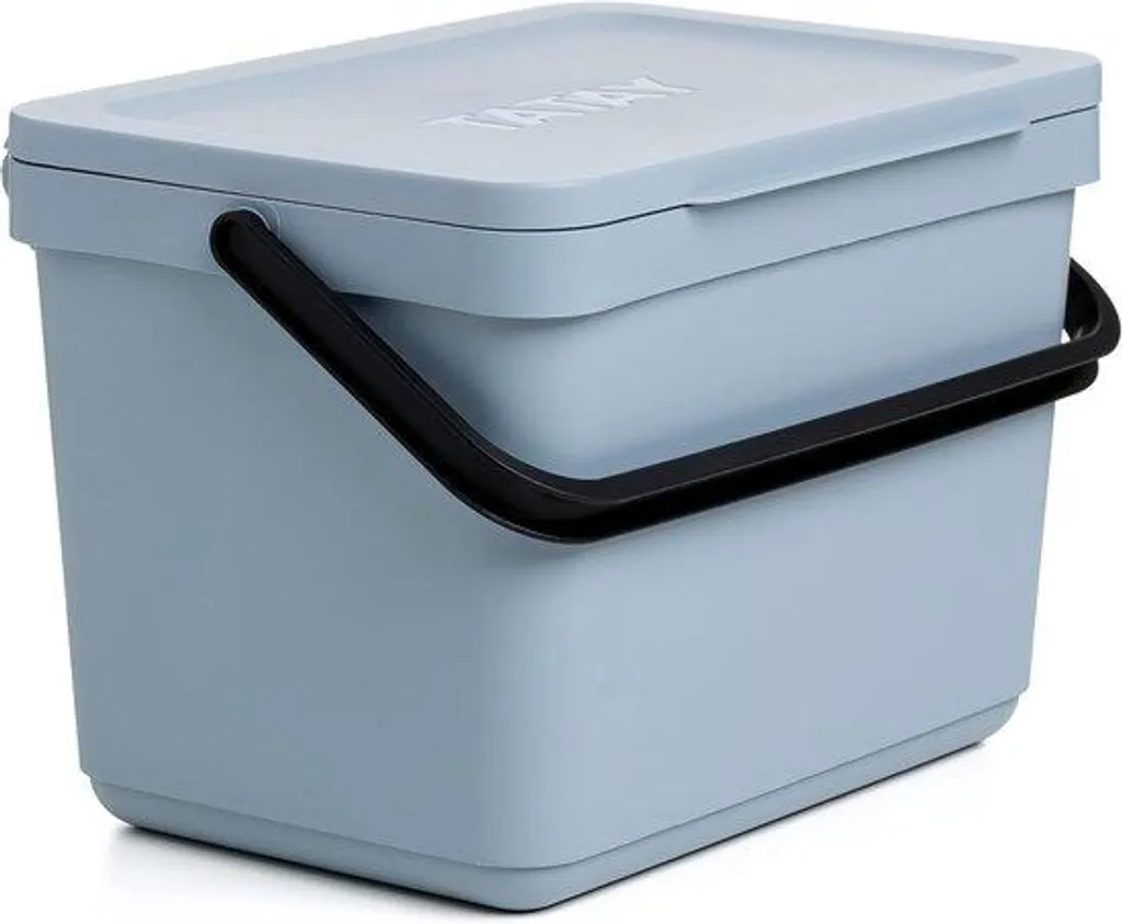 Petit bac à compost 6L bleu, composteur de cuisine 100 % recyclé durable