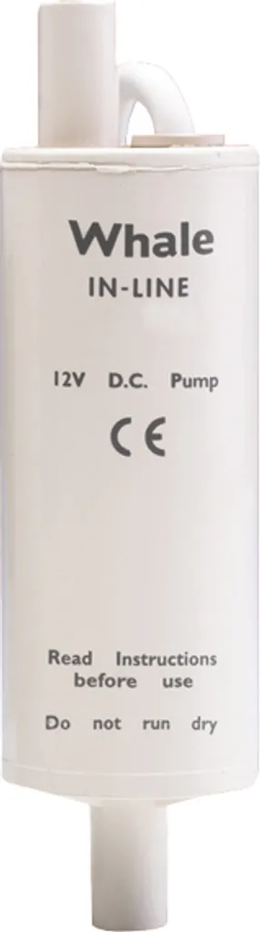 Solution basse pression : Pompe Whale In Line 12V pour circuit d'eau