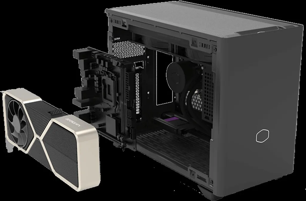 Boîtier PC SFF Cooler Master NR200P MAX pour PC Gaming Compact - 3