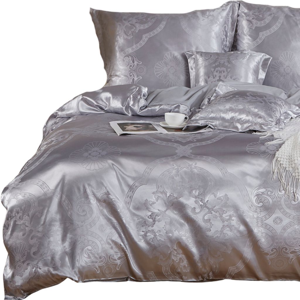 Bettwäsche 220X200, Baumwolle, Satin-Bettwäsche, Kissenbezüge 70X80, Kissenbezüge 40X40
