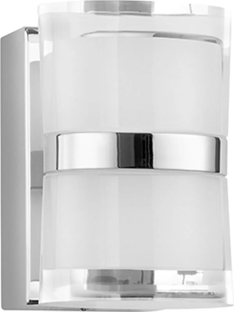 Éclairage Miroir Salle de Bain LED Sabia Nova Luce Chrome Double Lumière