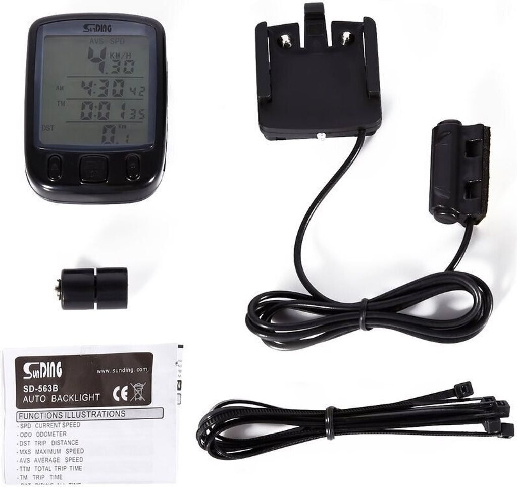 Bicykel Speedo Počítač na bicykli Tachometer Rýchlomer Obrázok produktu 12