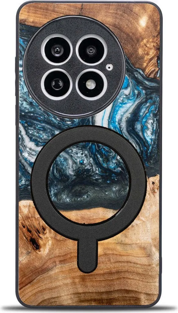 Cover in Legno OnePlus 13 Bewood Unique Planets Earth MagSafe - Unica