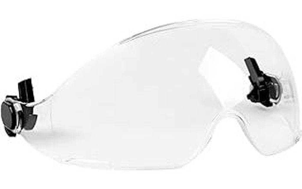 3-in-1 Schutzhelm mit Gehörschutz und Visier, EN 397 er Arbeitshelm für Forst-, BAU- und Kletterarbeiten, inklusive tragbarer Tasche und kühlend...