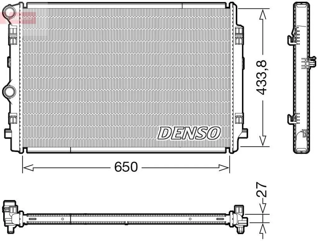 Évitez la surchauffe : Radiateur moteur 5Q0121251EQ pour Skoda et Seat