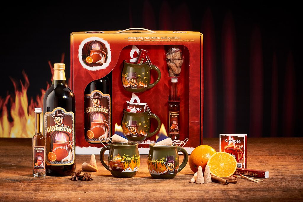 Feuerzangentasse Geschenkset | Klassisch | Oliv/Rühmann Produktbild 