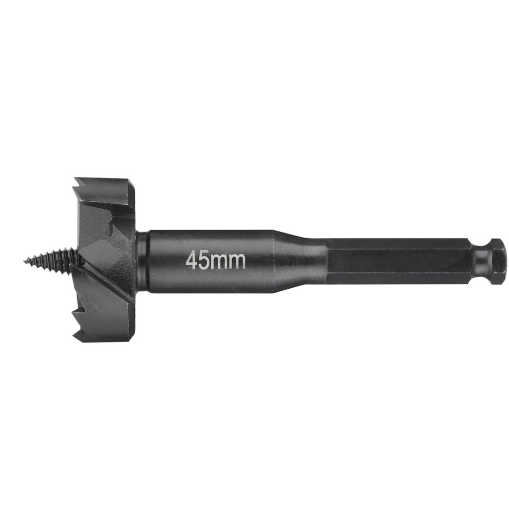 DeWALT Rapid-Holzbohrer, Forstnerbohrer, Hart- und Weichholz - Ø 25 - 117 mm, Extra Scharf Abmessungen:45 mm