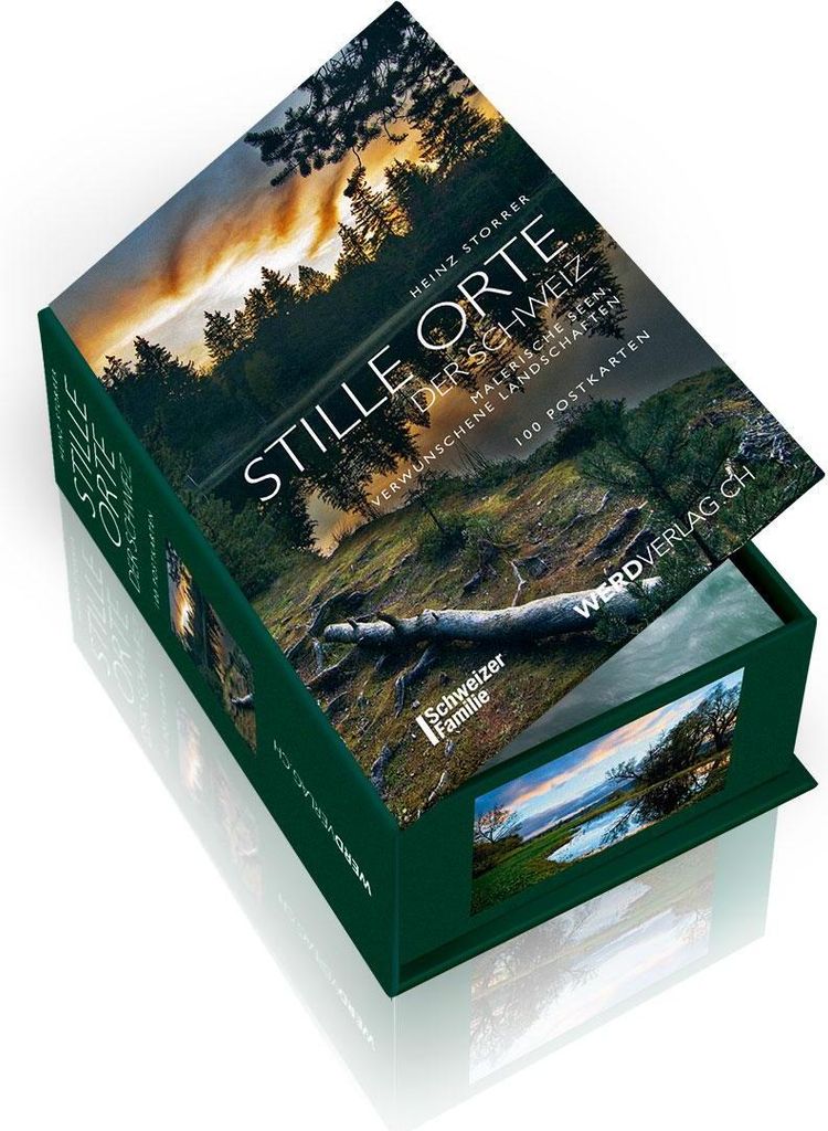 Postkartenbox Stille Orte der Schweiz