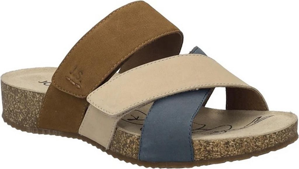Josef Seibel - "Tonga 84" Sandalen für Damen, Leder FS11965 (39,5 EU) (Blau/Azurblau)