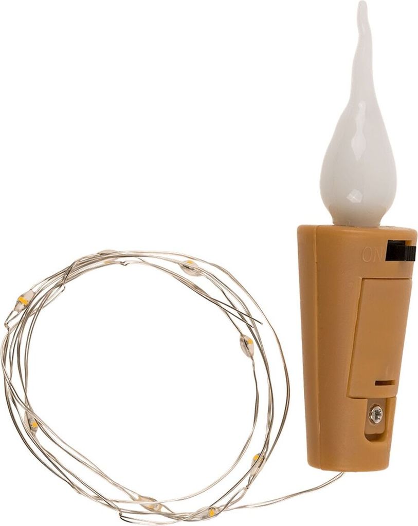 GiftyCity LED-Flaschenstopper mit Lichterkette