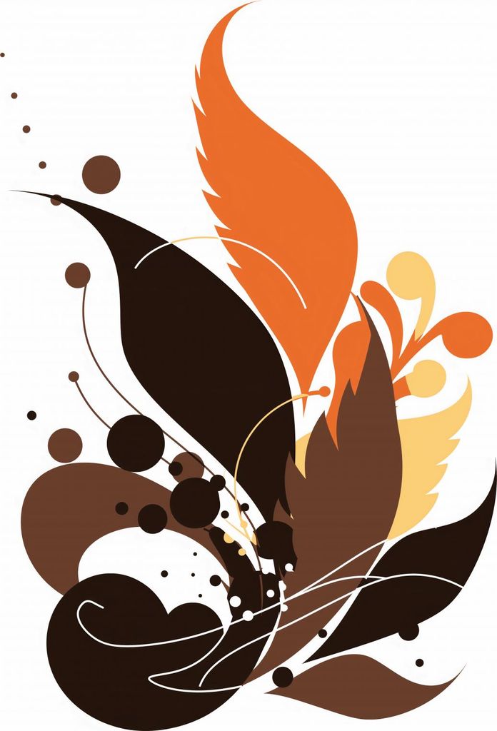 Plakat 30x45cm Herbstfeuer