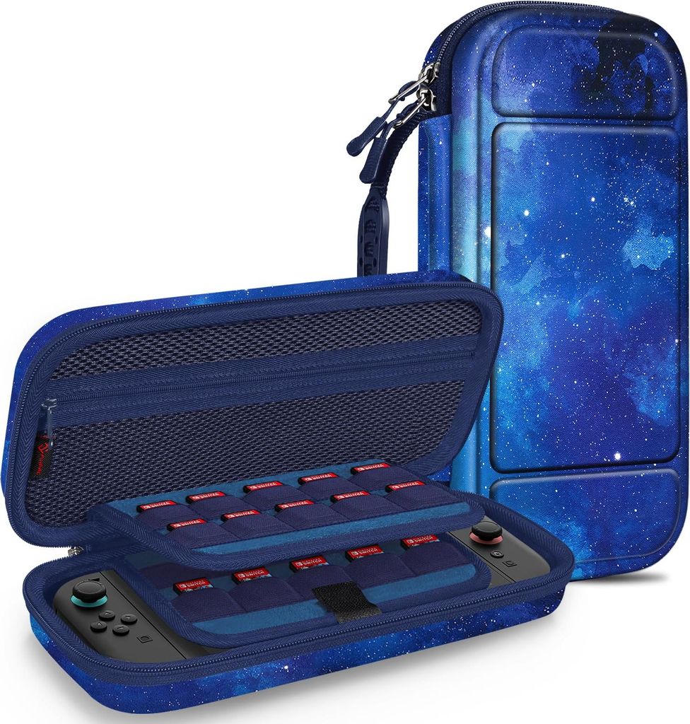 FINTIE Tasche für Nintendo Switch 2(2025 Modell) - Tragetasche Aufbewahrungstasche Hülle Case mit 20 Spielkartenhaltern und Haltegurt für Ninten...
