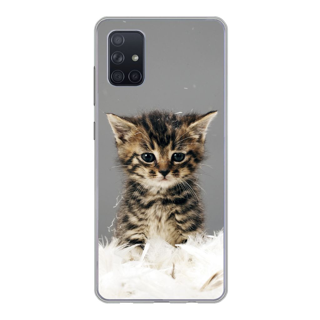 Kryt mobilného telefónu pre Samsung Galaxy A71 Mačka - Obrázok produktu 
