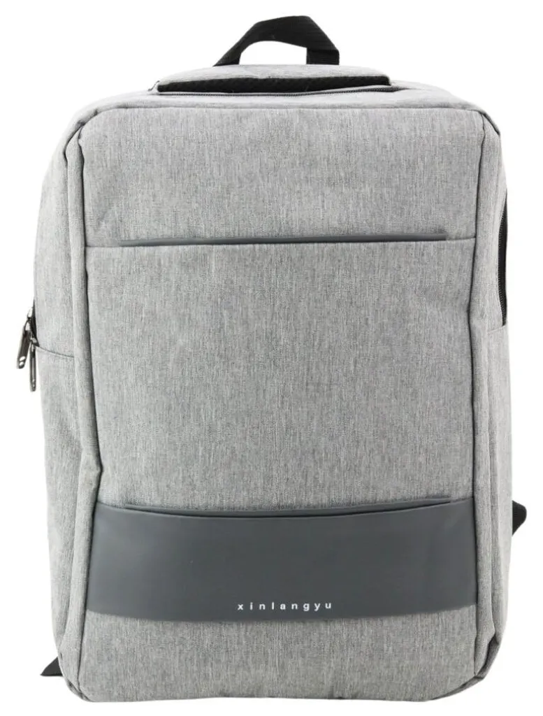 Sac à dos City Business USB gris 14 L 40 cm pour ordinateur portable
