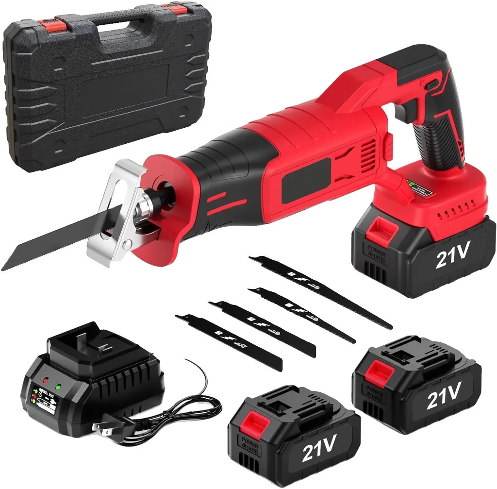 Scie sauteuse pendulaire sans fil moteur sans balais et accessoires