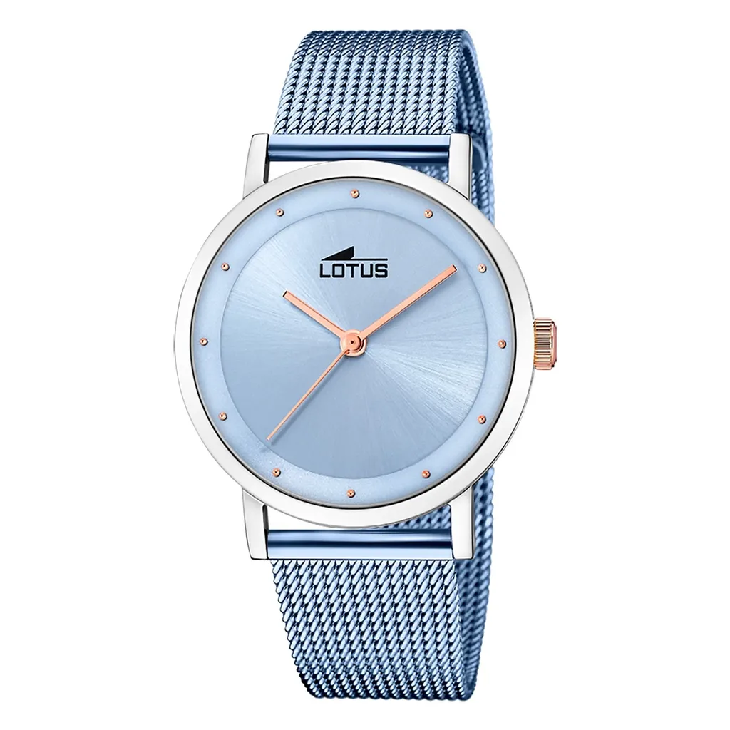Lotus Trendy 18878/1 Orologio Donna Elegante Blu e Oro Rosa