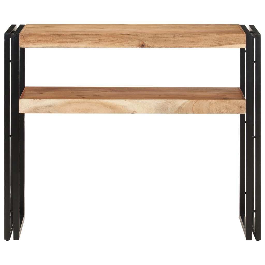 vidaXL Stolik 90x30x75 cm z litego drewna akacjowego Zdjęcie produktu 