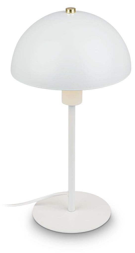 Briloner PURA Tischlampe, Kabelschalter, E14, Weiß, Ø18 x Produktbild 