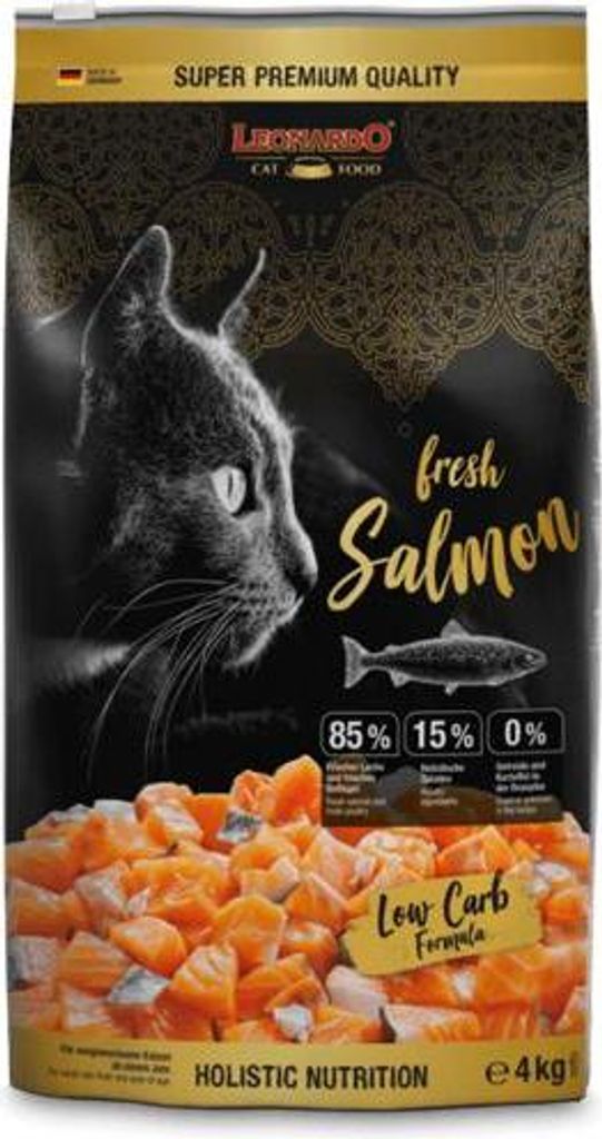 Leonardo Cat Food 757225, Dorosły, Łososiowy, 4 kg, Nie Zdjęcie produktu 