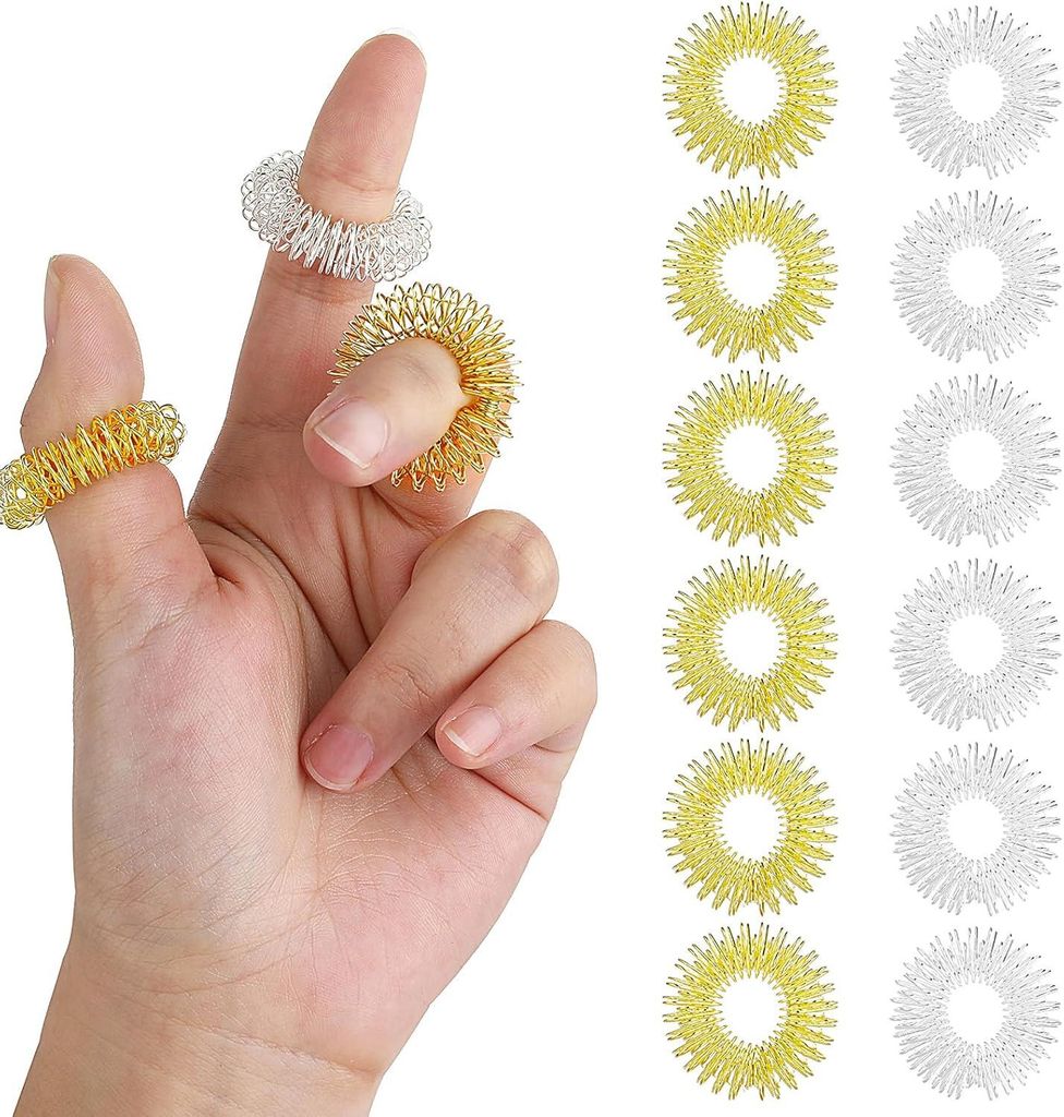 40 Stück Massageringe für Finger Massage Ring Produktbild 