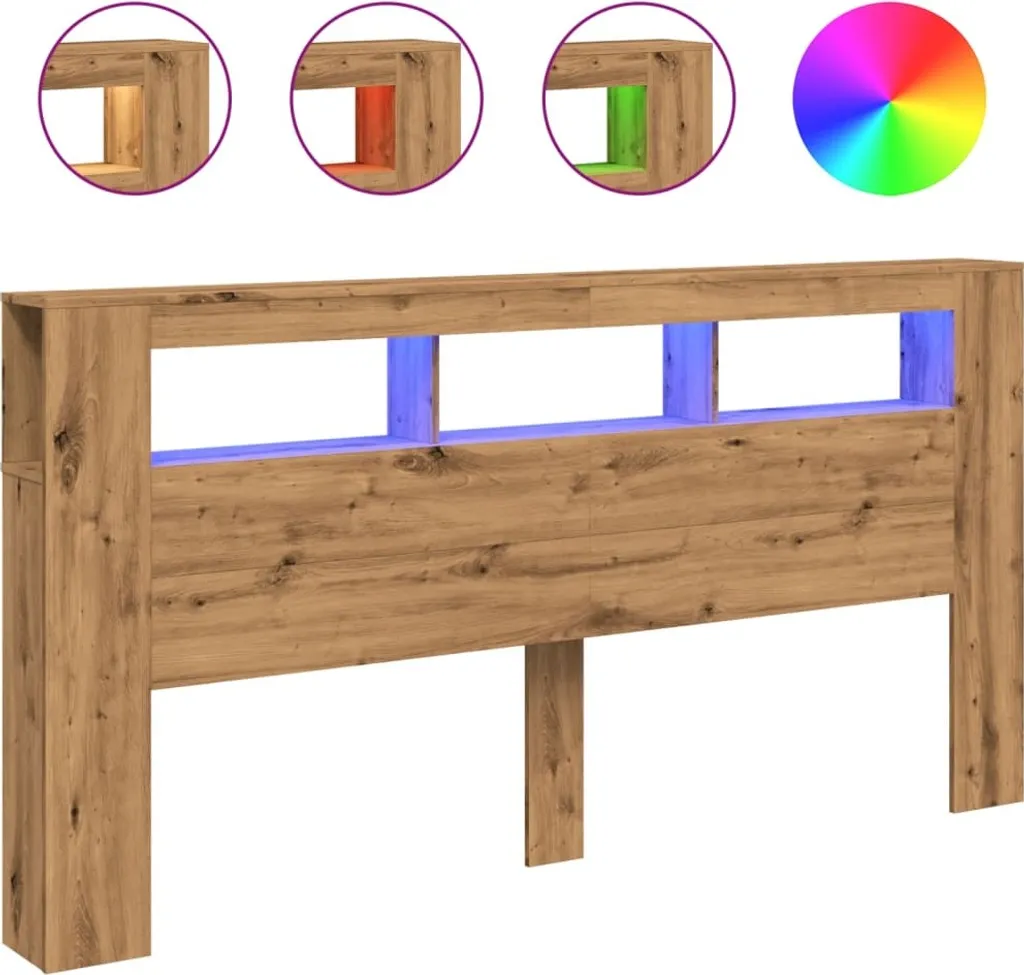 Tête de lit lumineuse 200 cm pour une ambiance de chambre cosy et chic