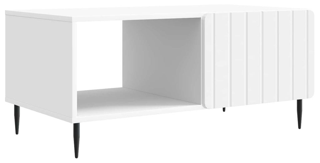 vidaXL Couchtisch Weiß 90 x 50 x 40 cm Holzwerkstoff