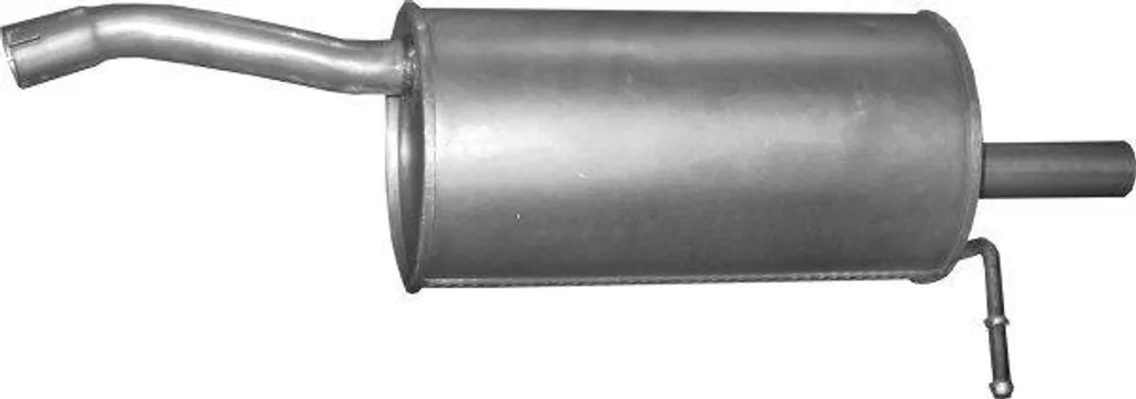 Silencieux d'échappement POLMO 02.15 robuste compatible Duster 4x2 4x4