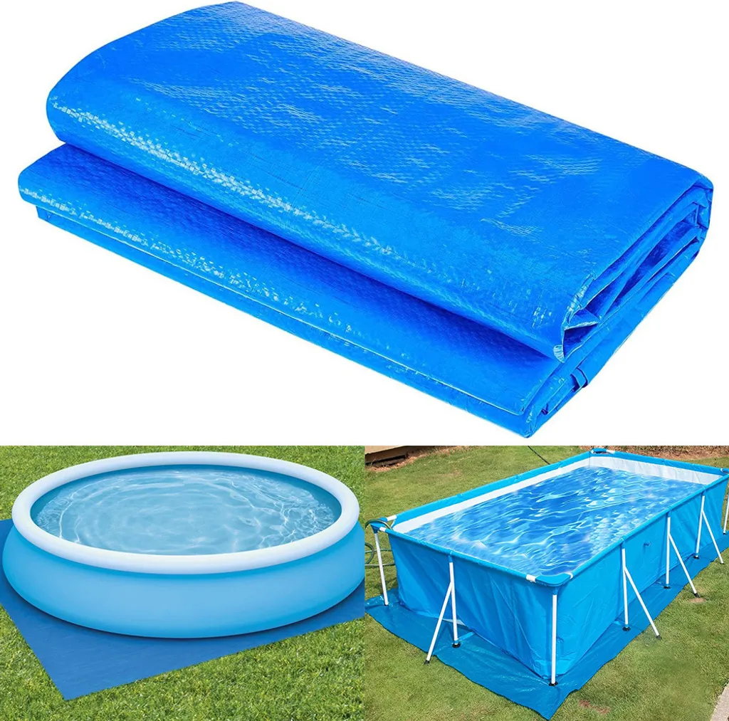 Telo Sottopiscina 3.96x3.96 M | Protezione Base Piscina Fuori Terra