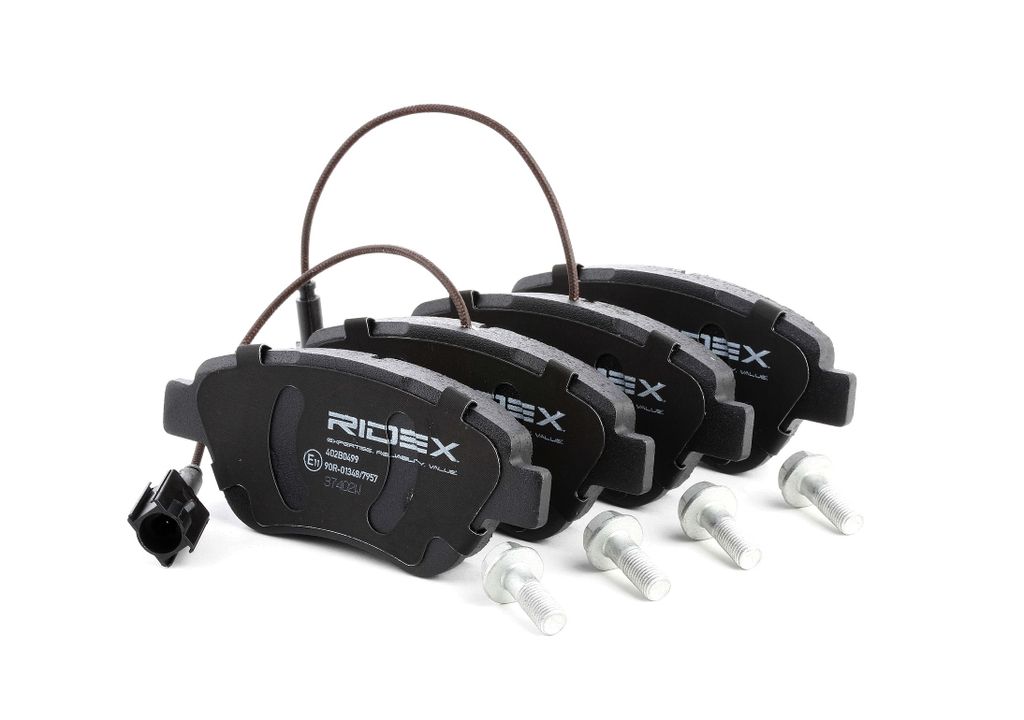 RIDEX Bremsbeläge Satz Vorne für FIAT PANDA (169) 402B0499