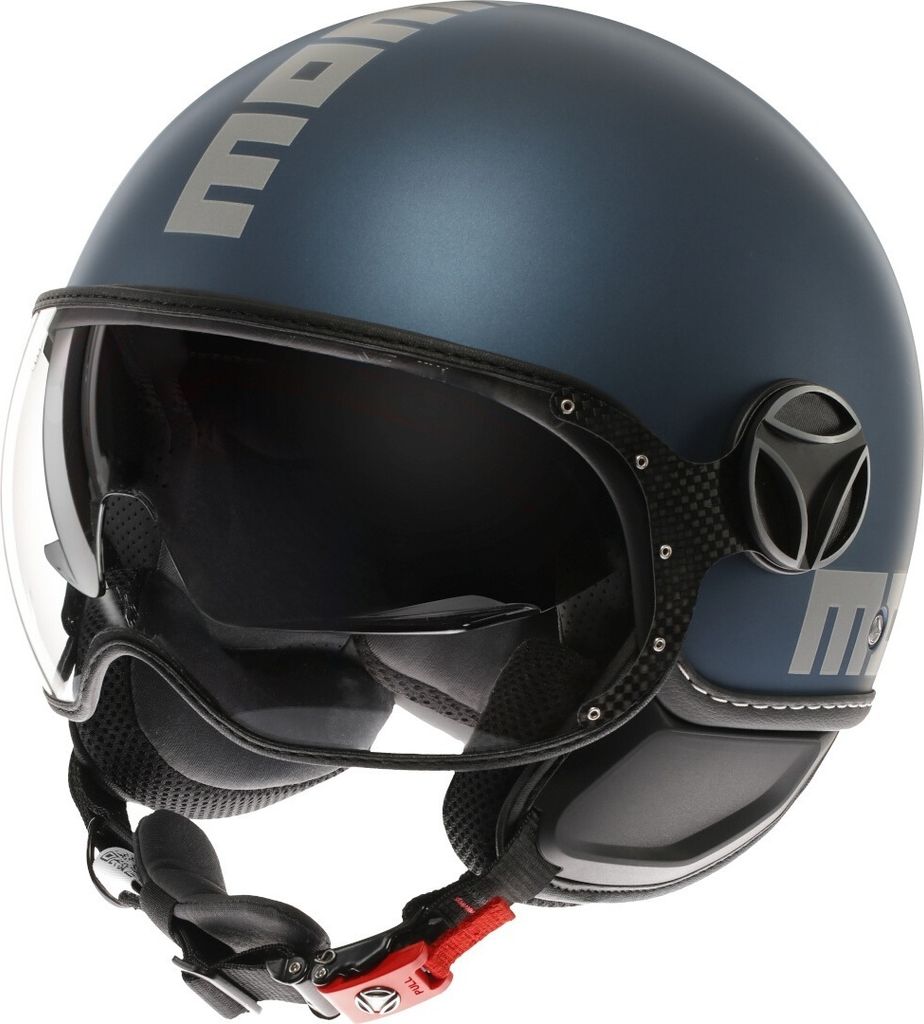 MOMO FGTR Evo Mono Jethelm, blau matt, M (57/58)