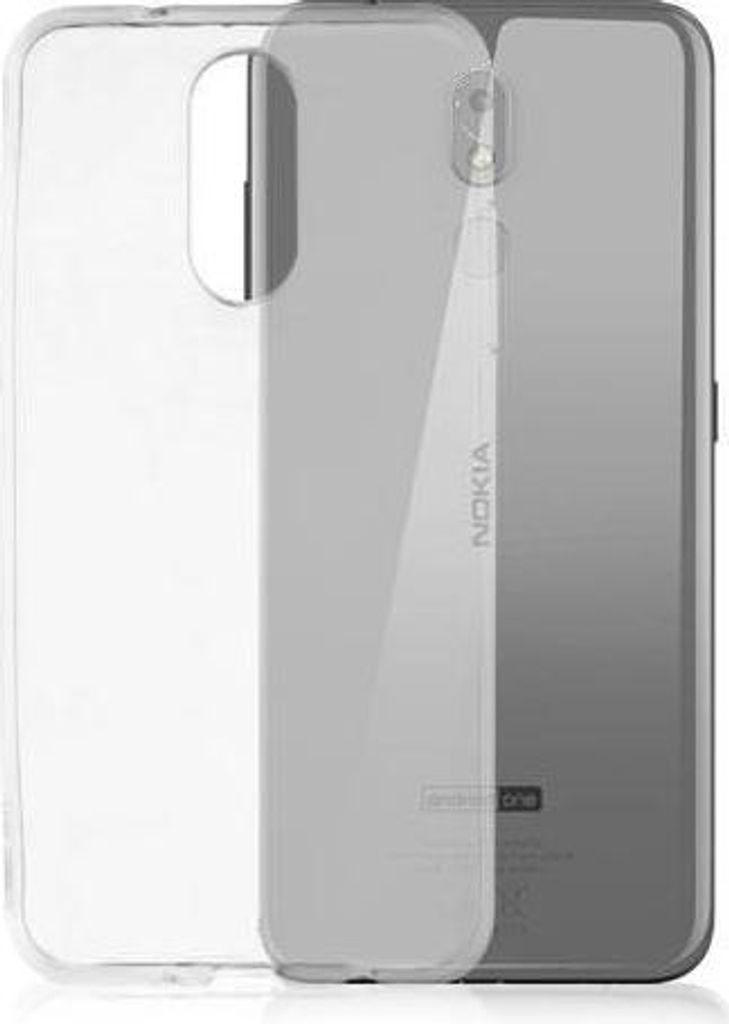 OKKES "AIR" Silikon-Tasche Schutz-Hülle Cover für Nokia 3.2 transparent