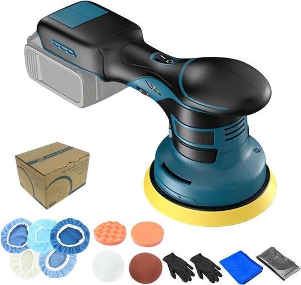 Polisseuse sans fil pour carrosserie 15cm compatible Makita 21V 5700 tpm