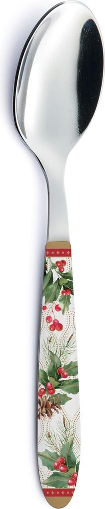 Suppenlöffel Christmas Berries mit Beeren L. 20,5cm Stahl + Kunststoff Easy Life
