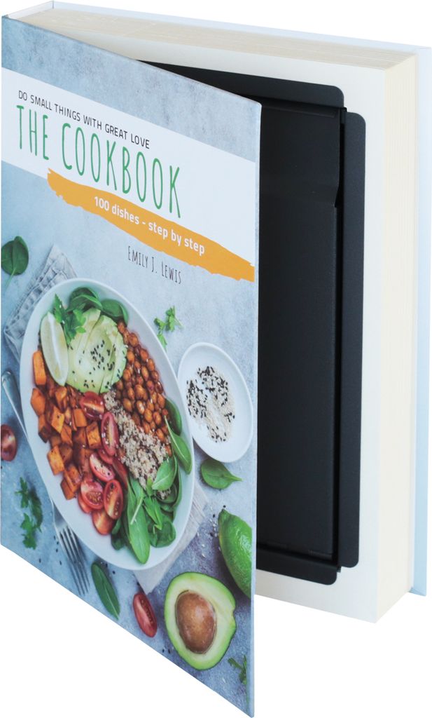 Buchtresor Cookbook mit echten Papierseiten von HMF
