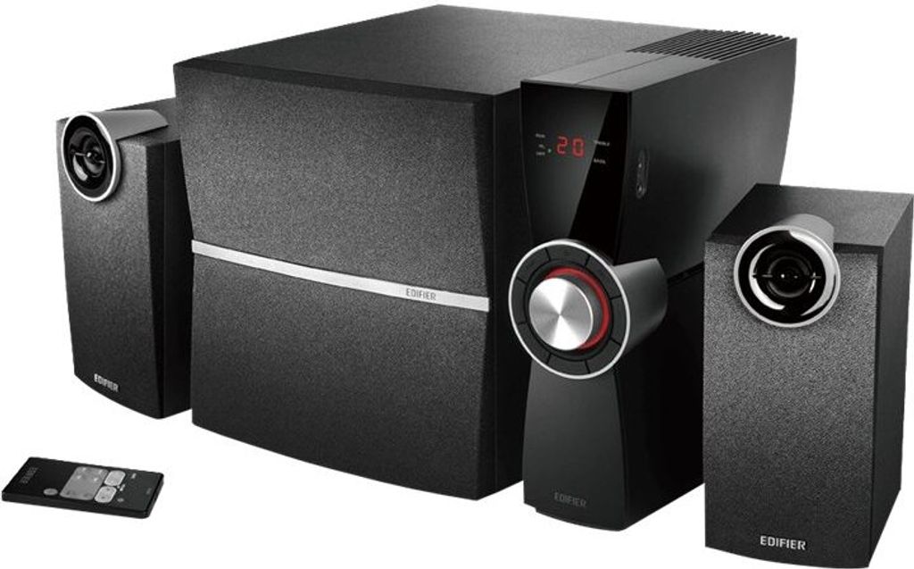 Edifier C2XD, 2.1 kan., 53 W, PC, Czarny, Wzmacniacz, Zdjęcie produktu 