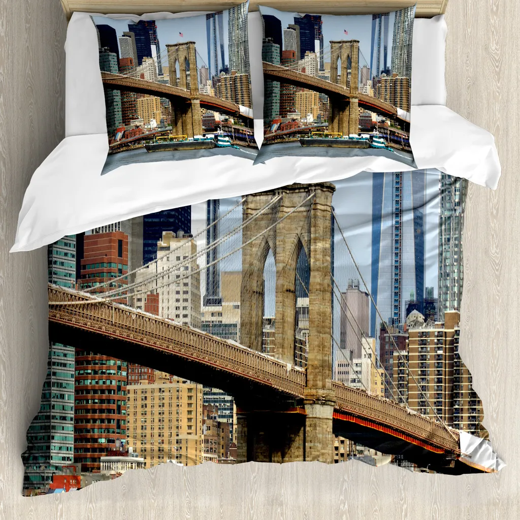 Copripiumino Microfibra ABAKUHAUS 155x220: Performance e Stile NYC