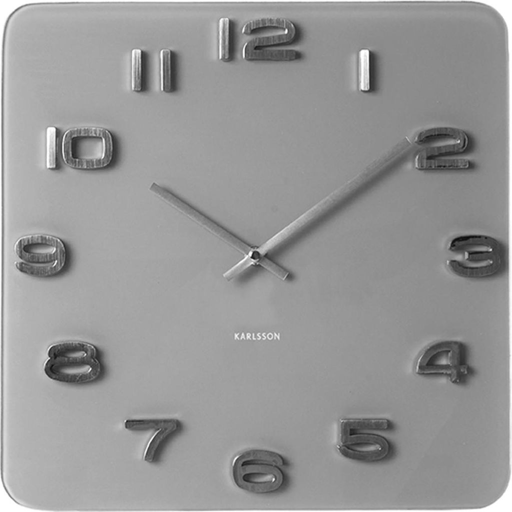 Karlsson - Wanduhr Vintage - Grau - 35x35cm Produktbild 