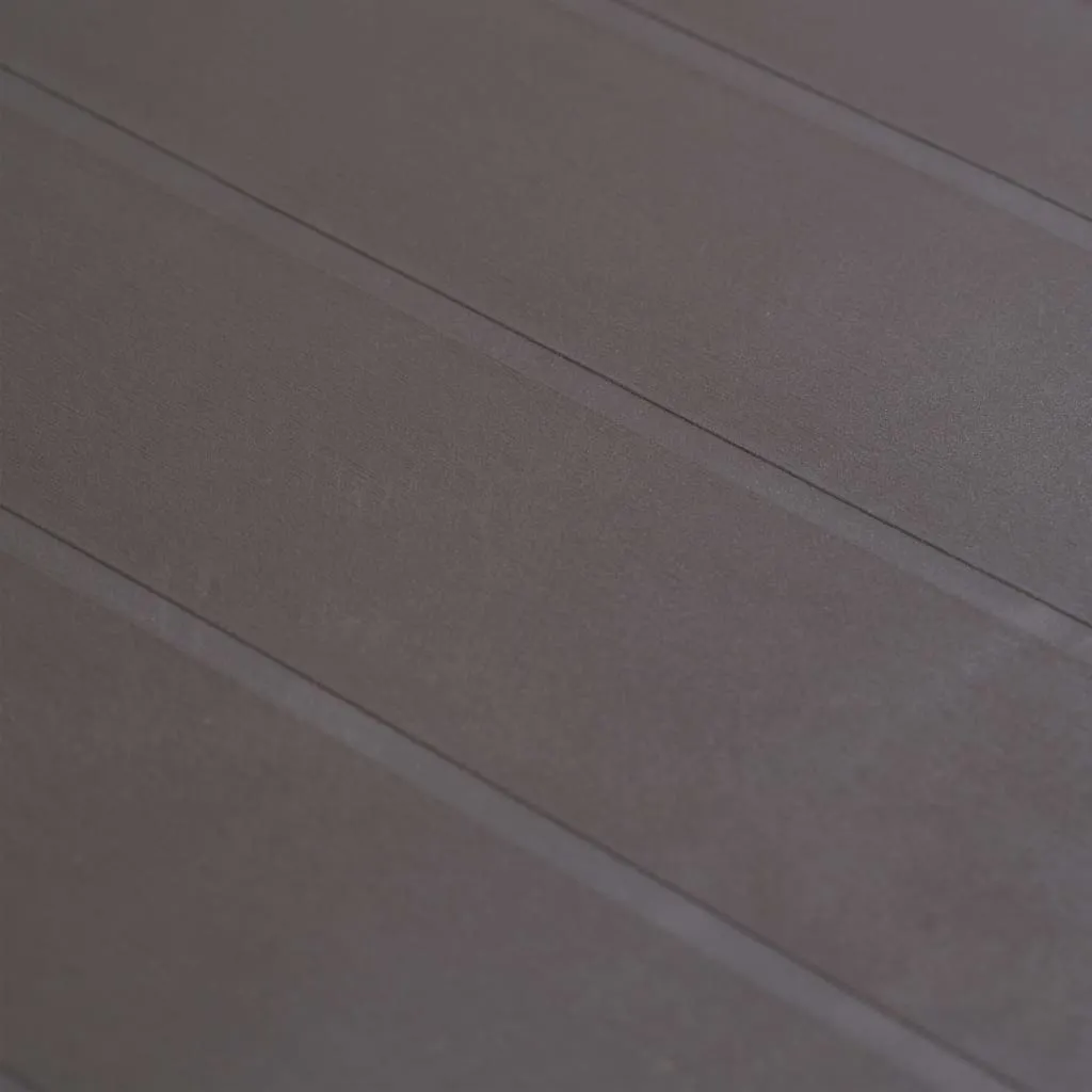 Table d'extérieur brune 79x79 cm en plastique résistant aux intempéries - 3