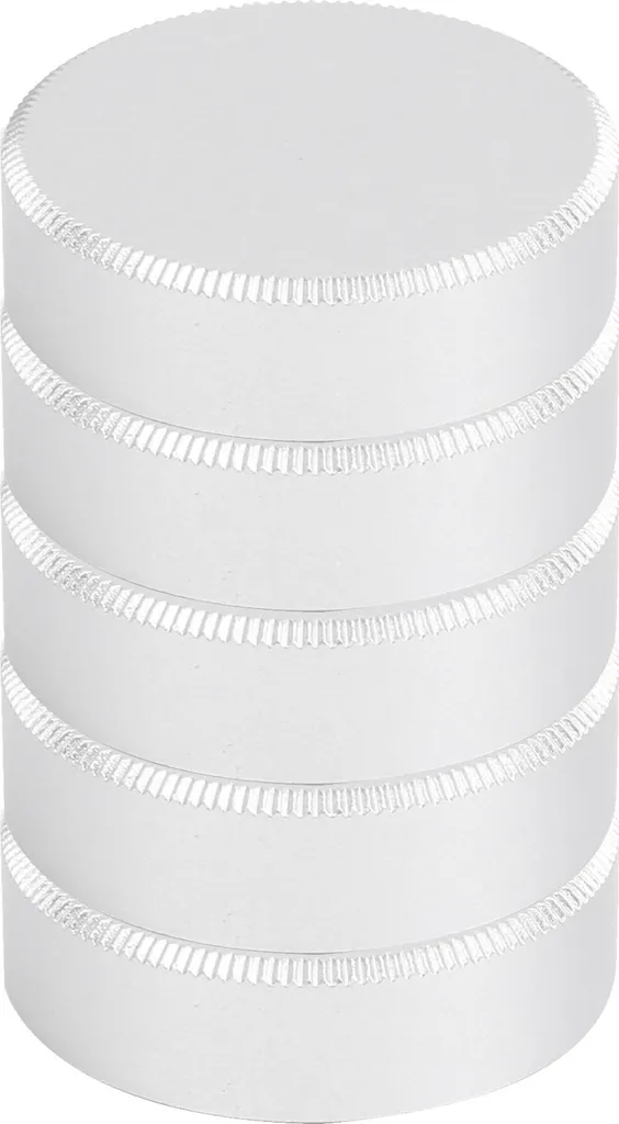 Copriobiettivo Posteriore Metallo Argento C-Mount - Kit 5 Accessori