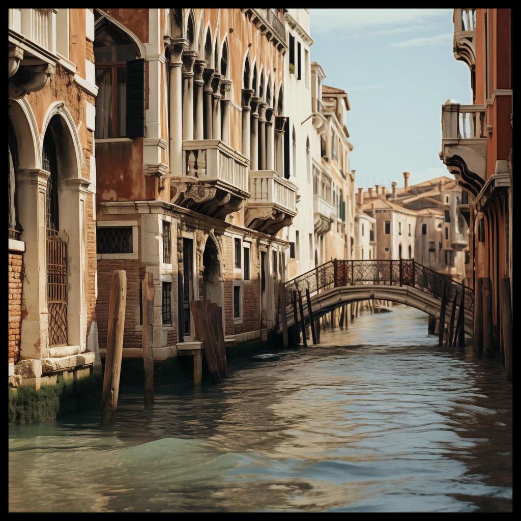 Plakat 90x90cm Venezianische Schönheit