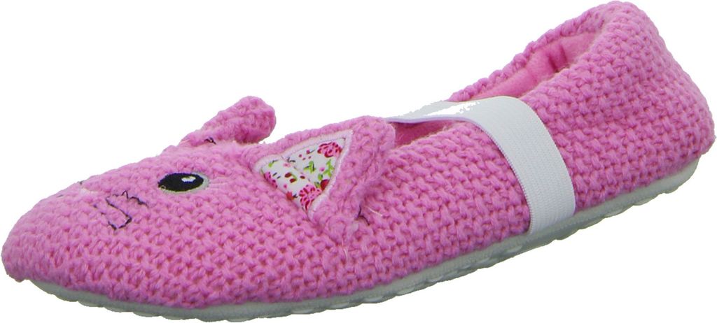 Home Comfort Kinder-Hausschuh Pink, Farbe:rot, EU Größe:32